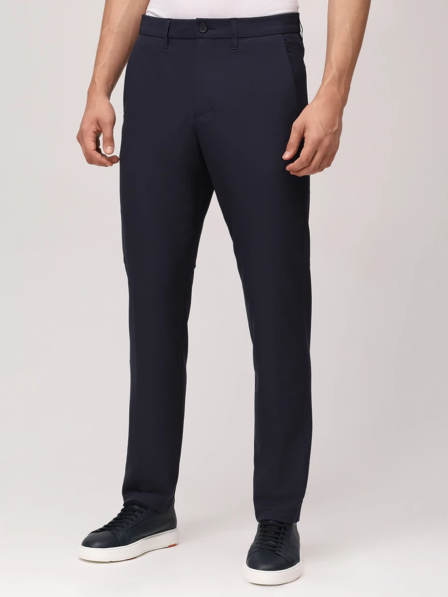 Брюки однотонные