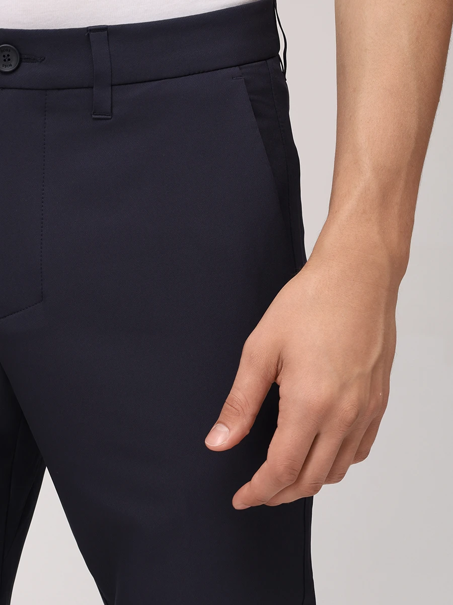 Брюки однотонные