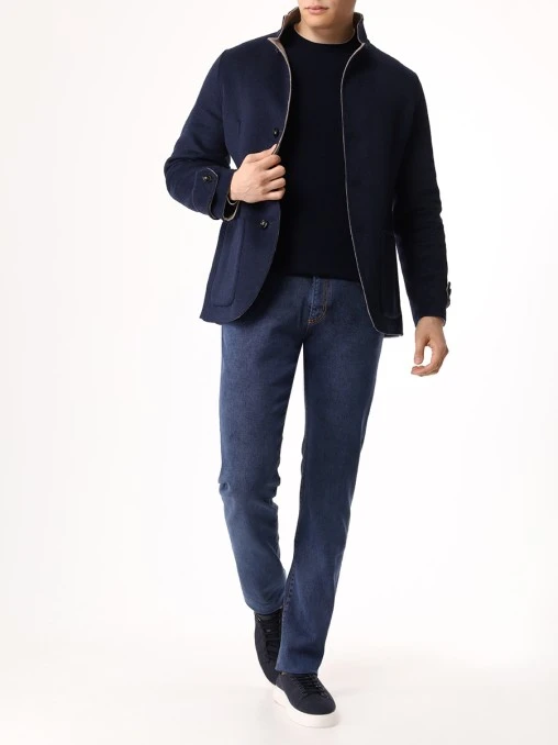 Джинсы Slim Fit хлопковые ETRO