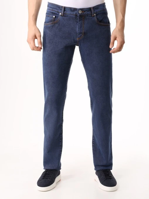 Джинсы Slim Fit хлопковые ETRO