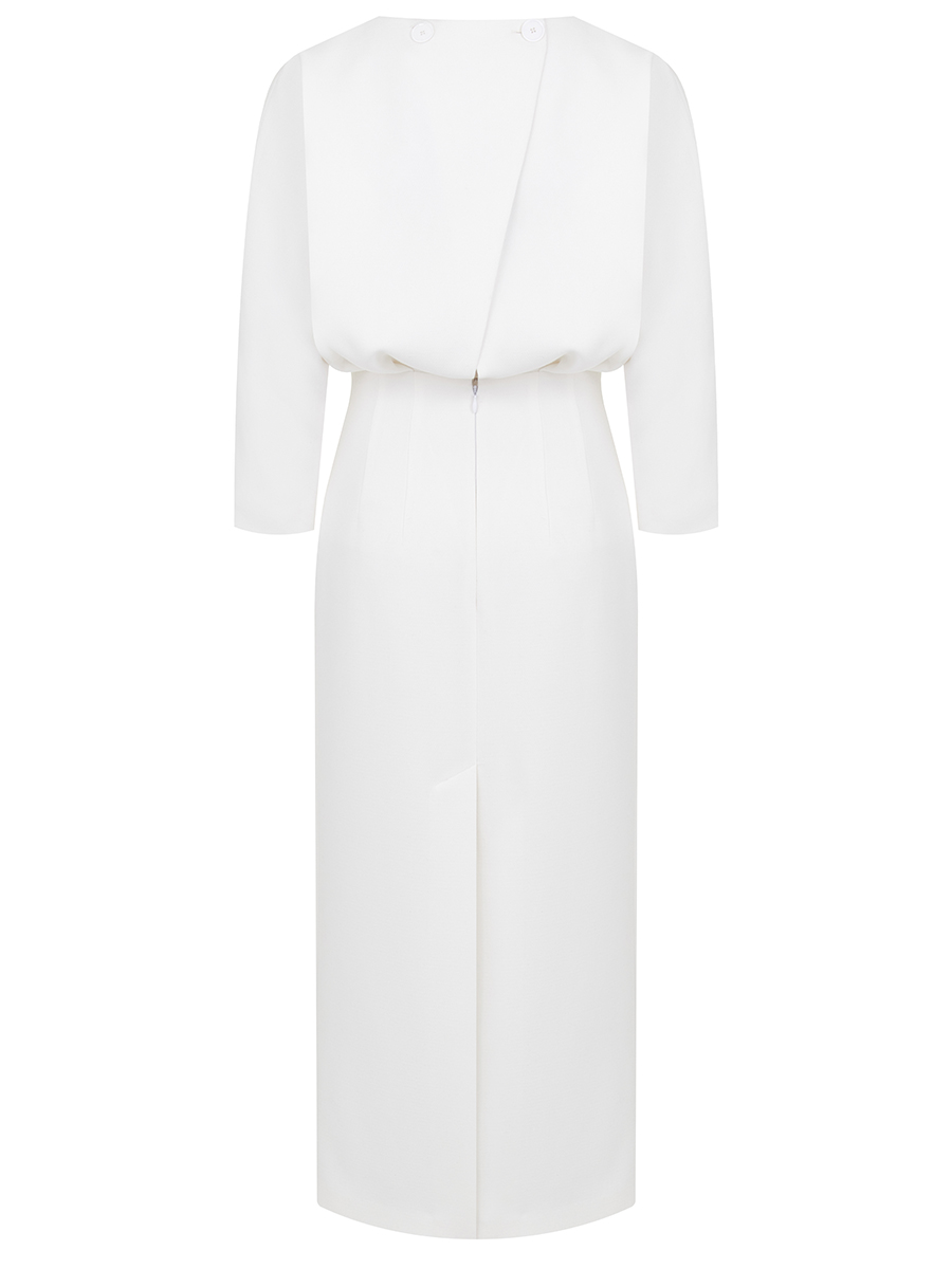 Платье однотонное