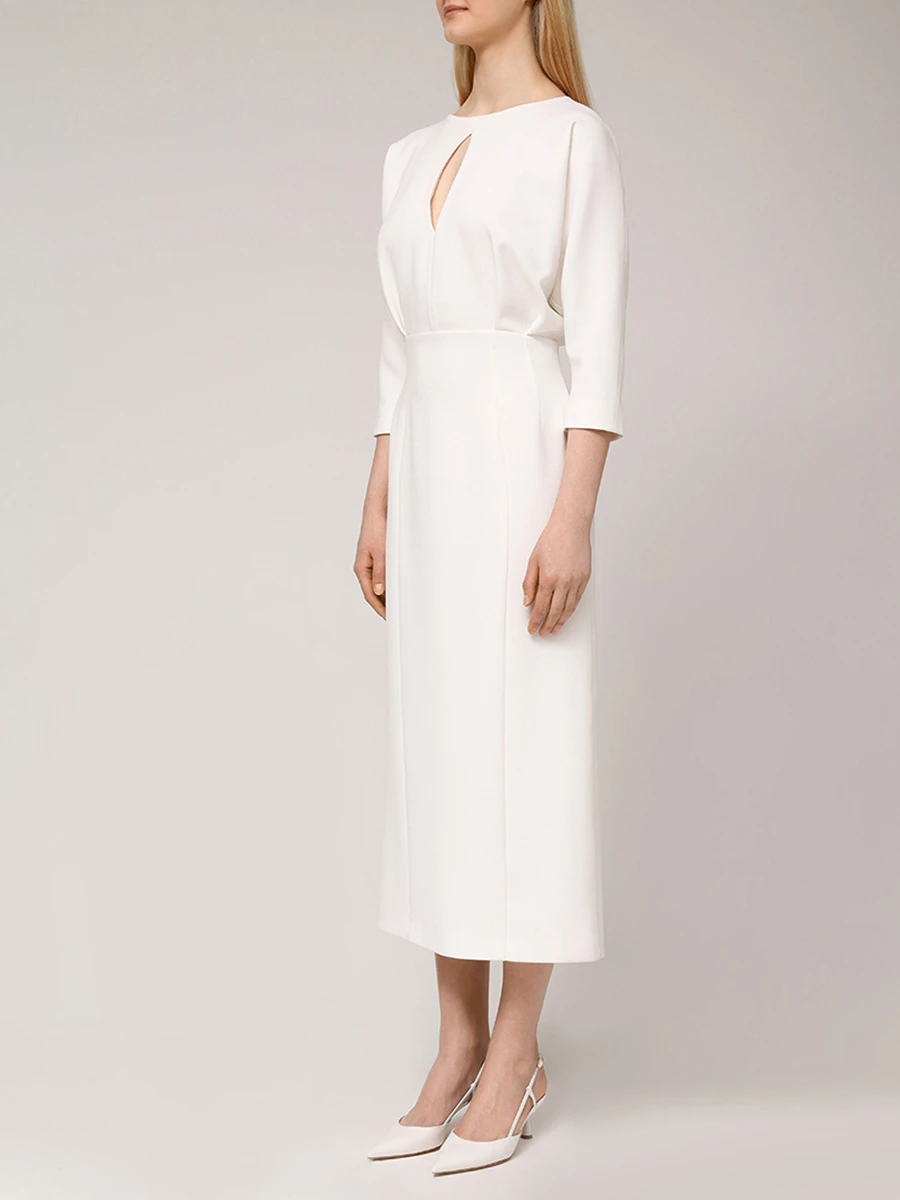 Платье однотонное