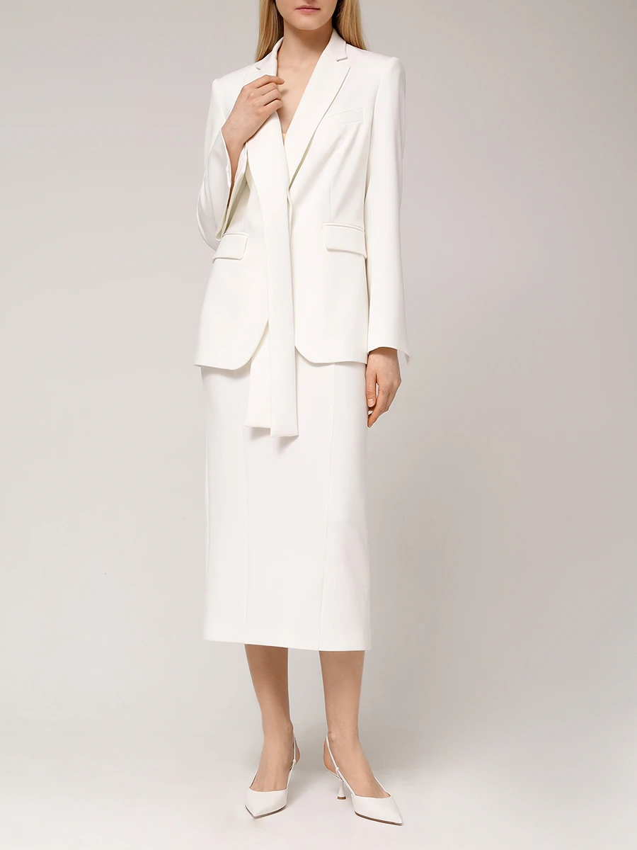 Юбка однотонная