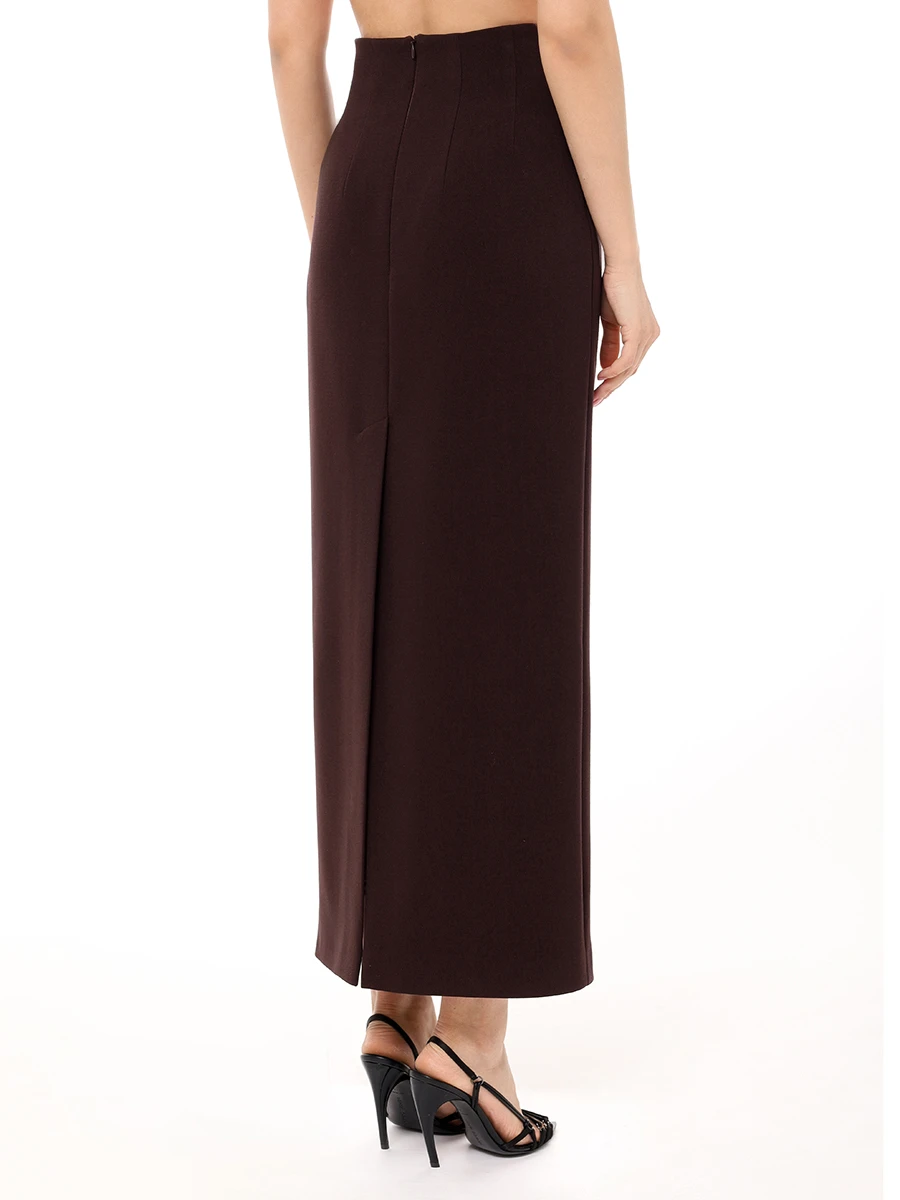 Юбка однотонная