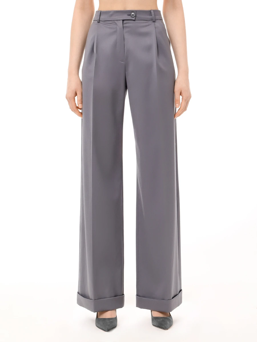 Брюки шерстяные