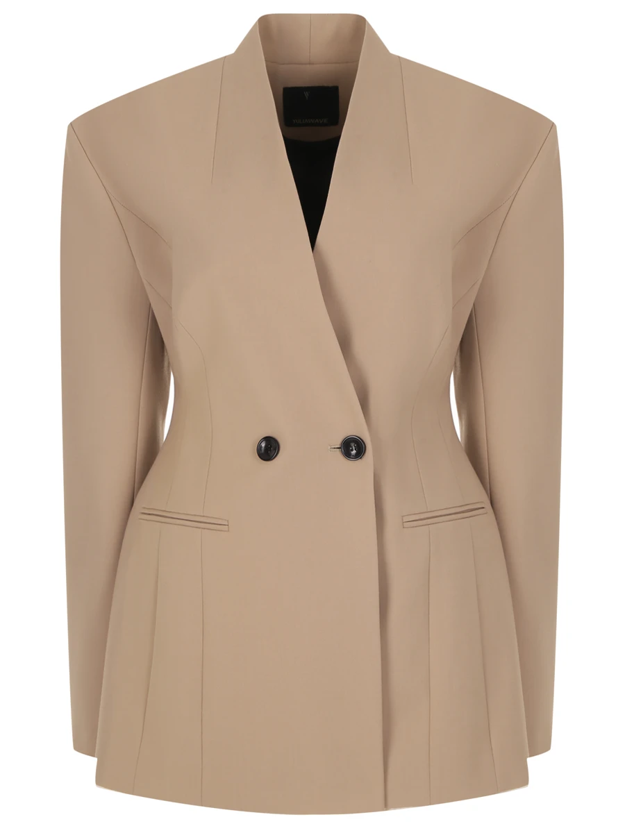 Жакет однотонный