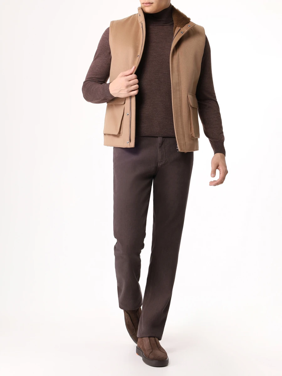 Жилет шерстяной