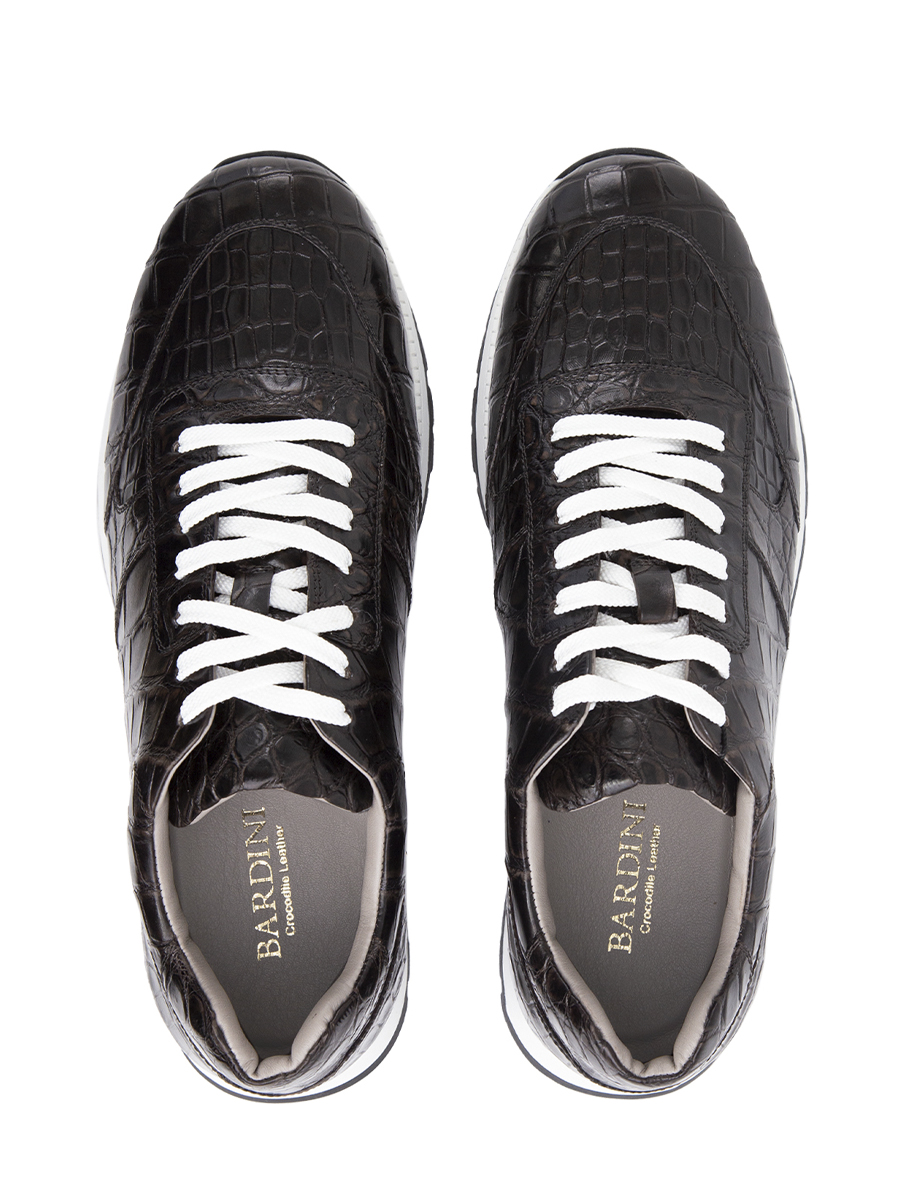 Кроссовки кожаные