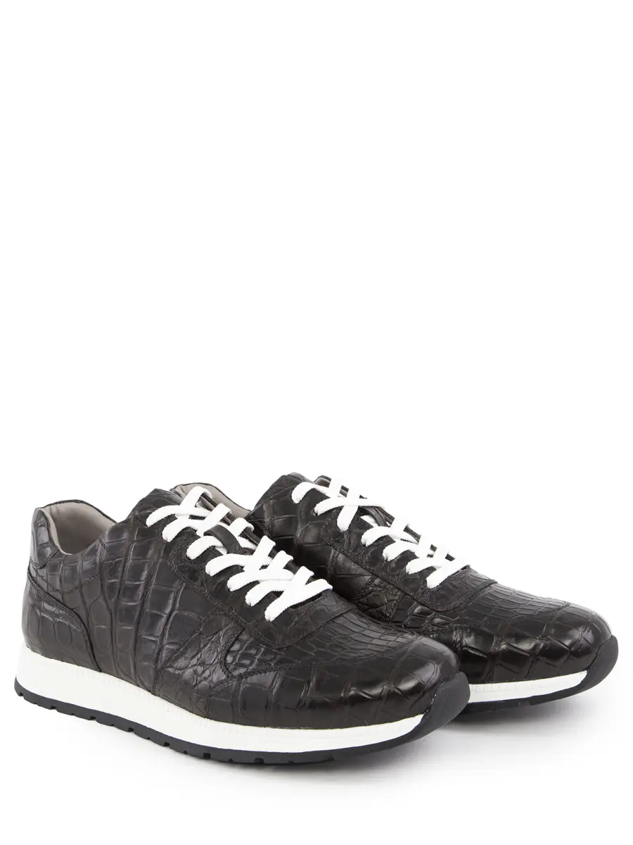 Кроссовки кожаные