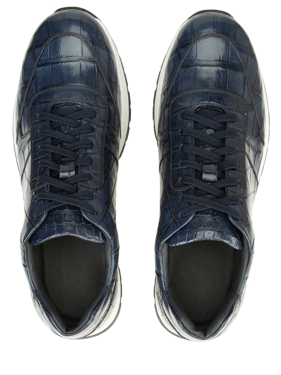 Кроссовки кожаные