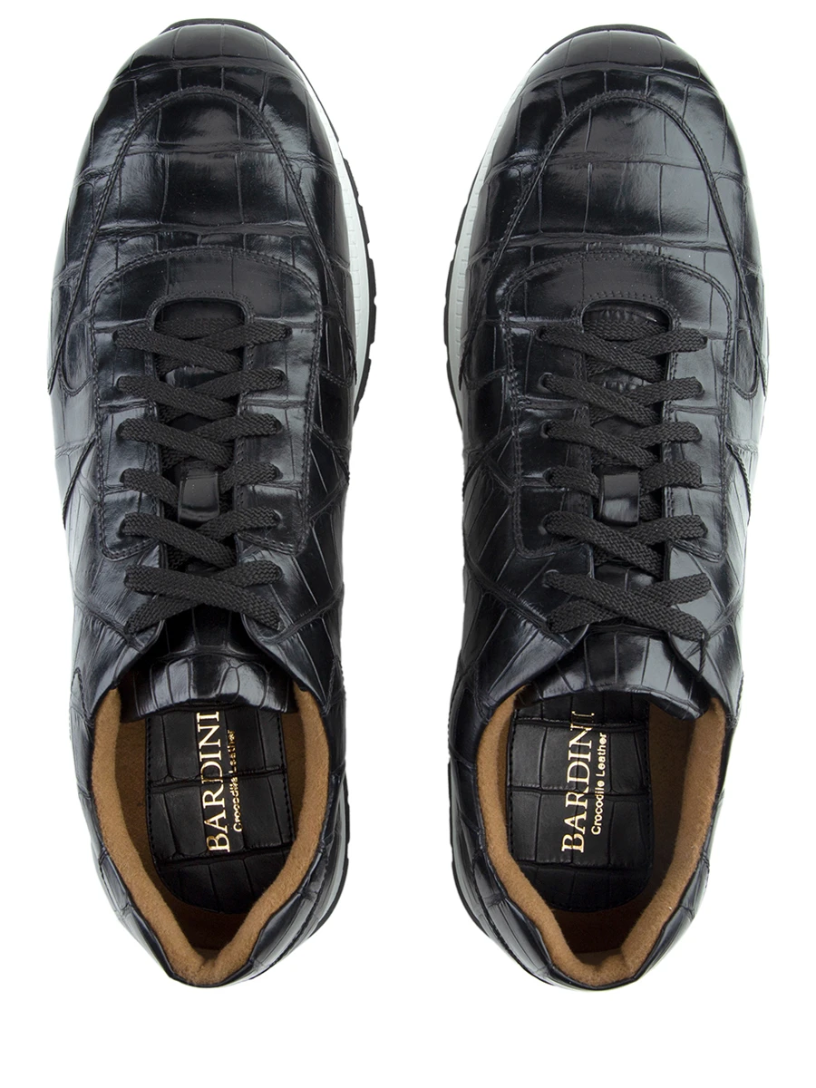 Кроссовки кожаные