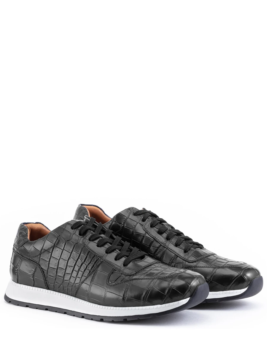 Кроссовки кожаные