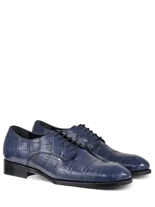 Туфли из кожи крокодила BARDINI