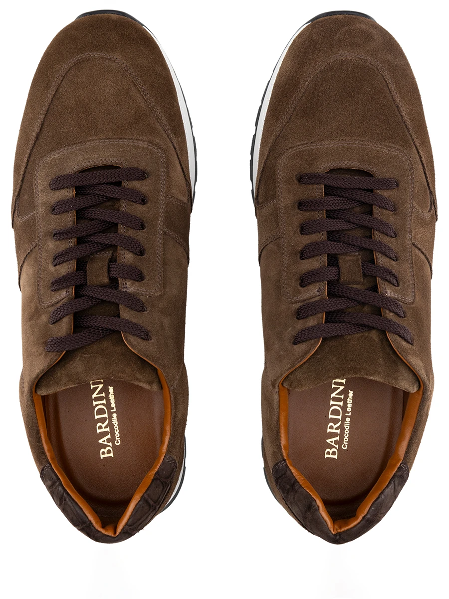 Кроссовки кожаные