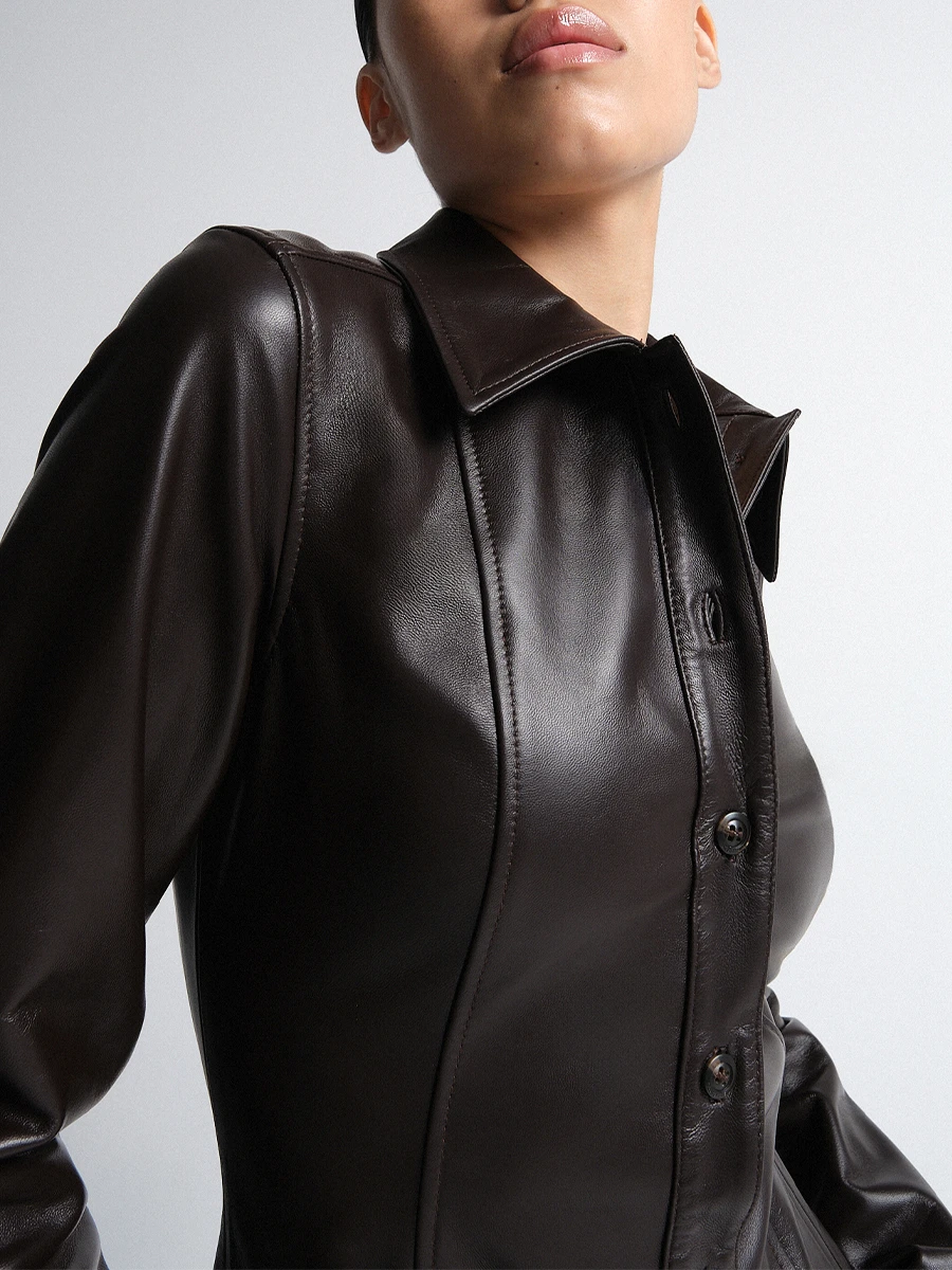 Рубашка кожаная