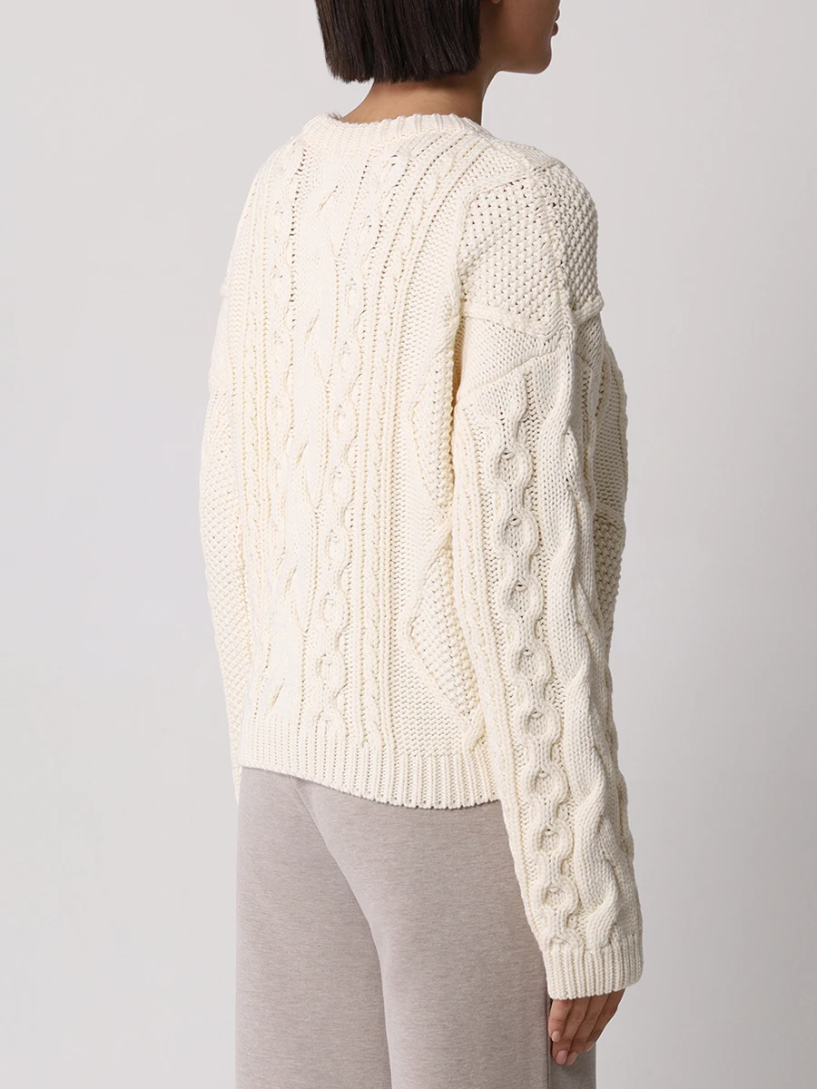 Джемпер из хлопка и шерсти