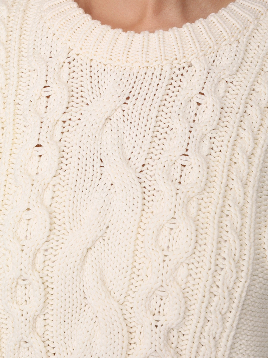 Джемпер из хлопка и шерсти