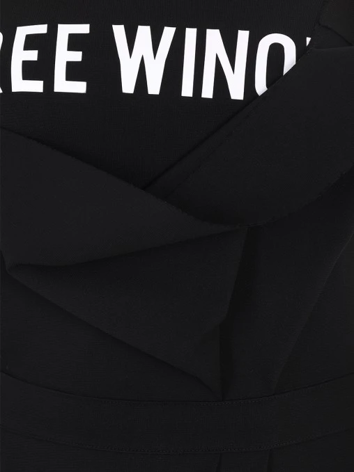 Платье с принтом OFF-WHITE