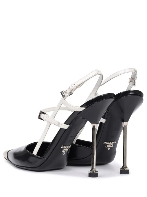 Босоножки кожаные PRADA