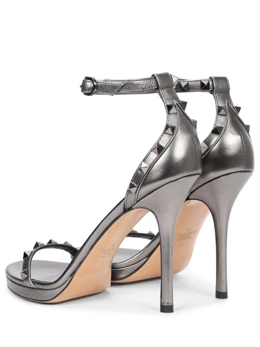 Босоножки кожаные Rockstud VALENTINO GARAVANI