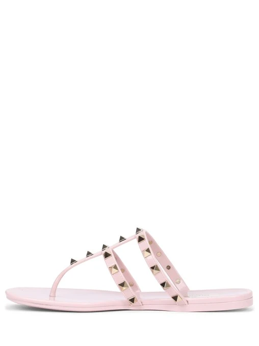 Шлепанцы резиновые Rockstud VALENTINO GARAVANI