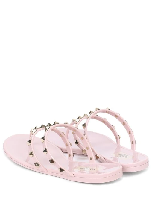 Шлепанцы резиновые Rockstud VALENTINO GARAVANI
