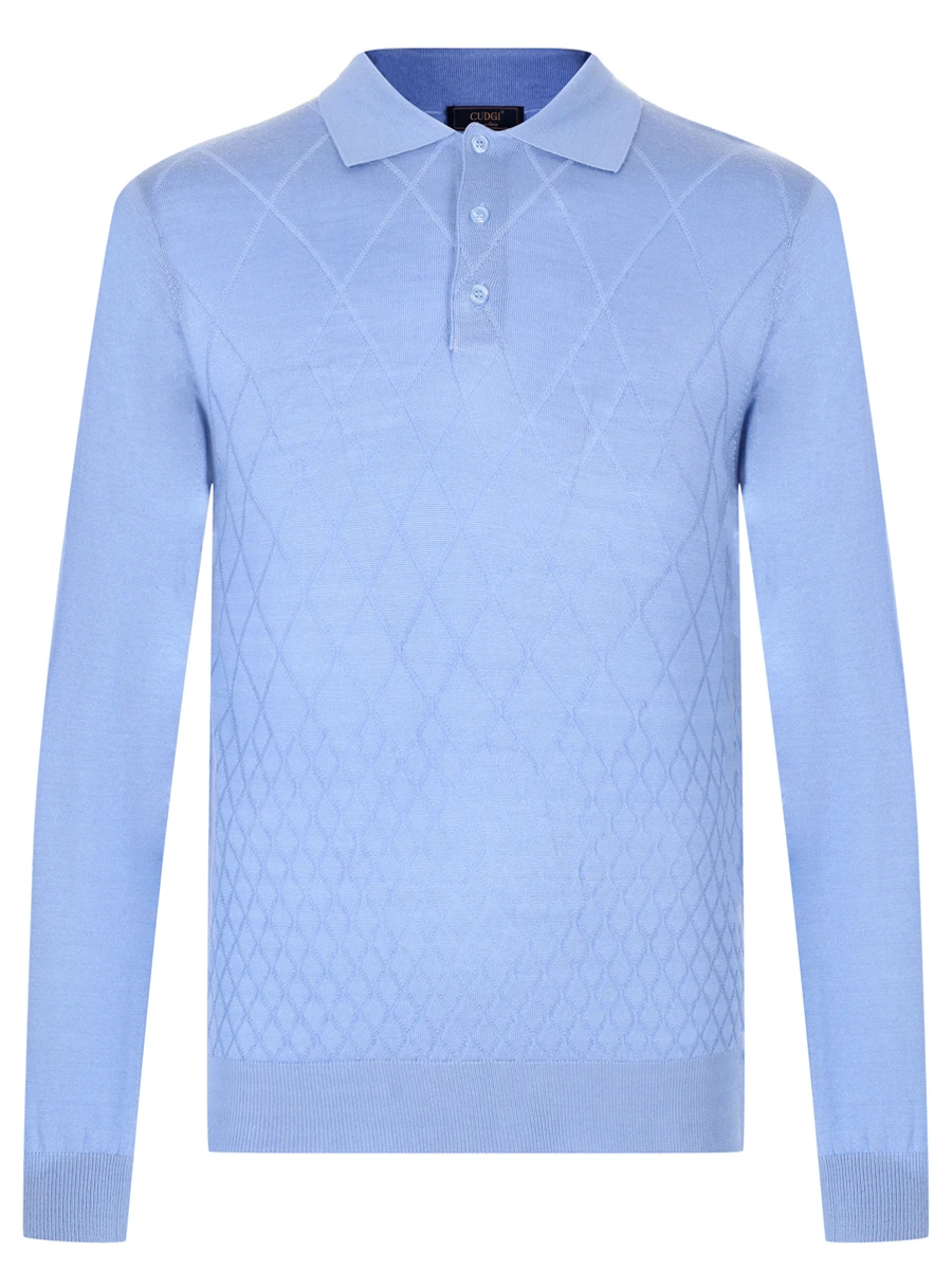 Поло из тенселя и шерсти