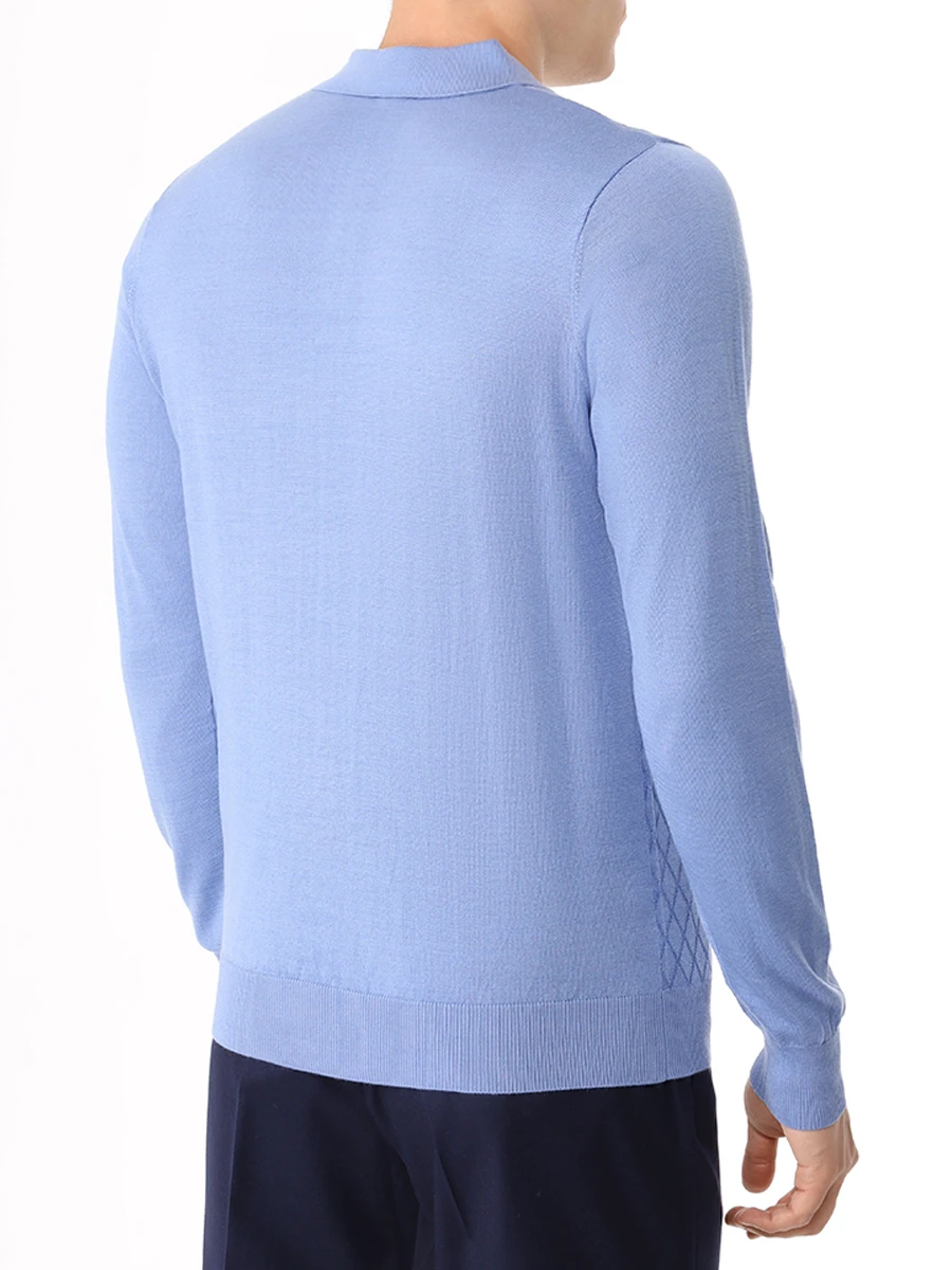 Поло из тенселя и шерсти