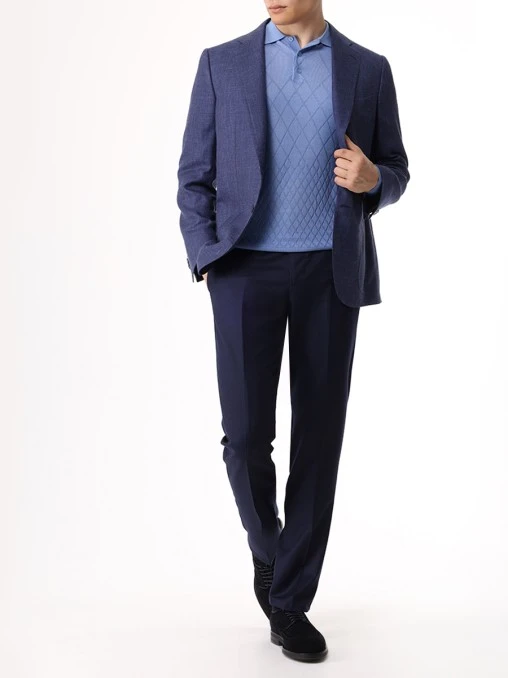 Поло из тенселя и шерсти CUDGI