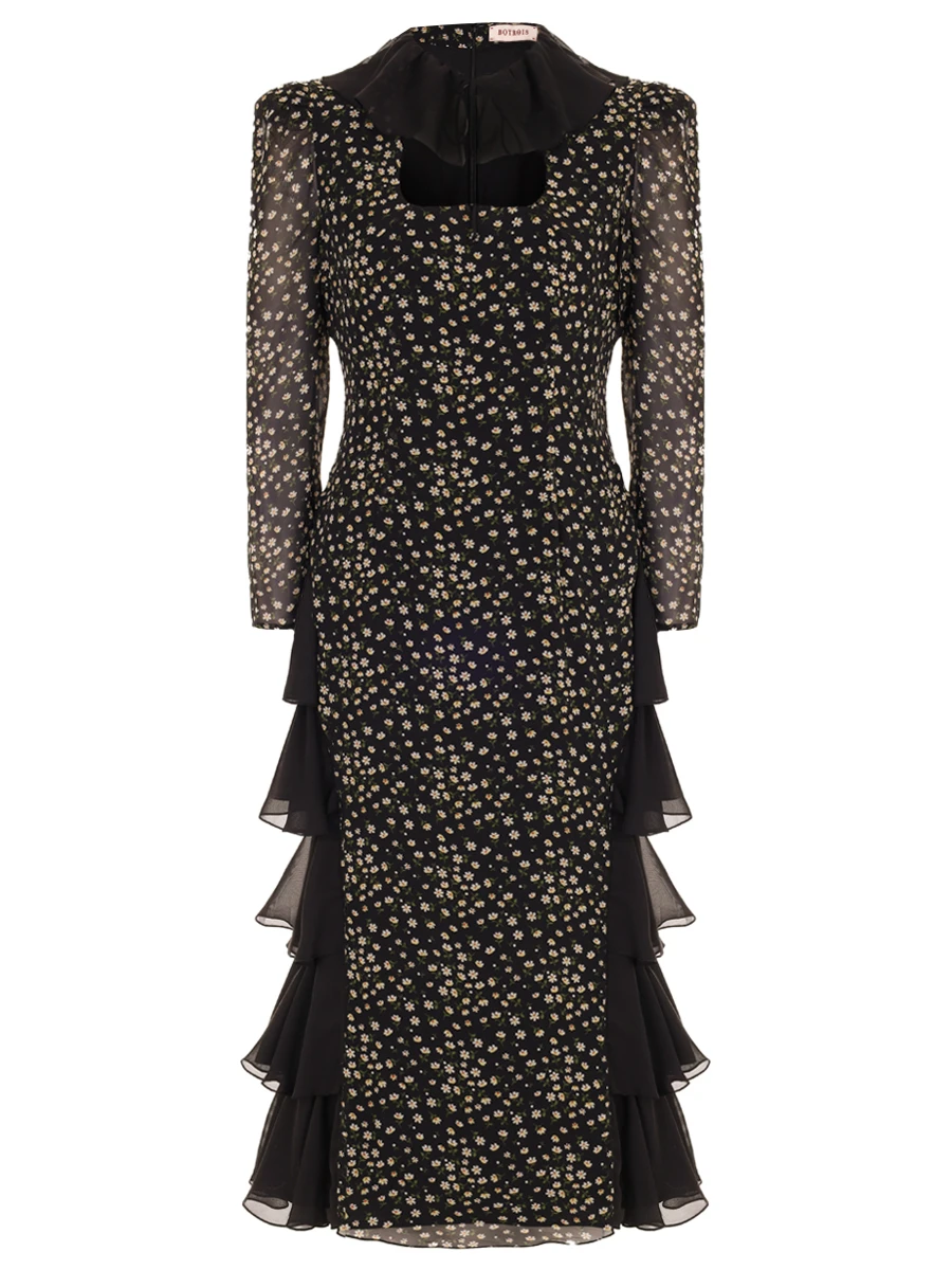 Платье из вискозы