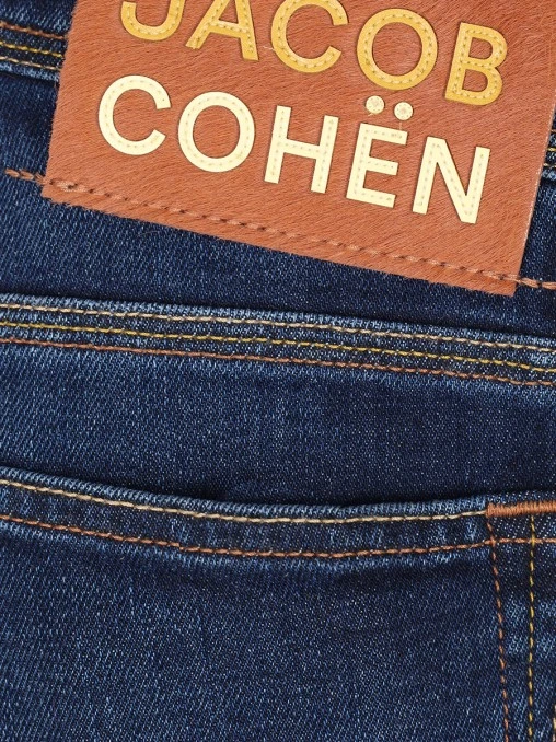 Джинсы Slim Fit хлопковые JACOB COHEN