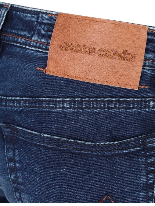Джинсы Slim Fit хлопковые JACOB COHEN
