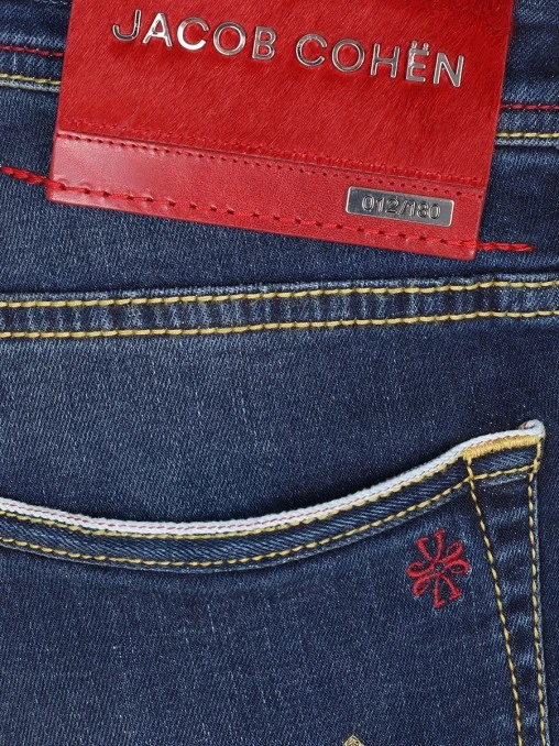 Джинсы Slim Fit хлопковые JACOB COHEN