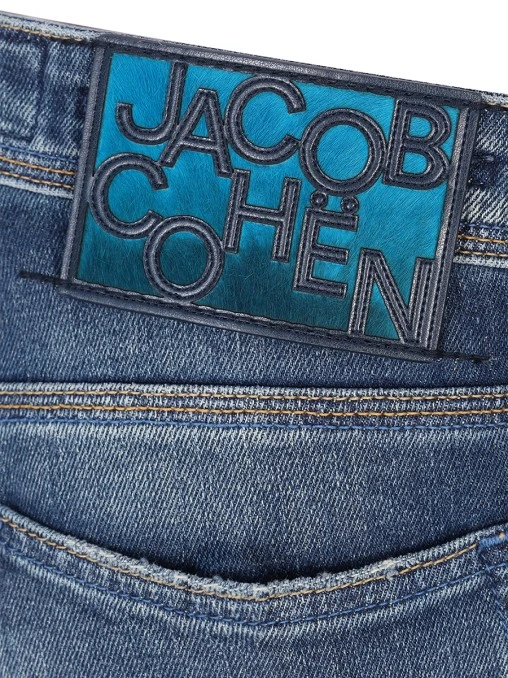 Джинсы Slim Fit хлопковые JACOB COHEN