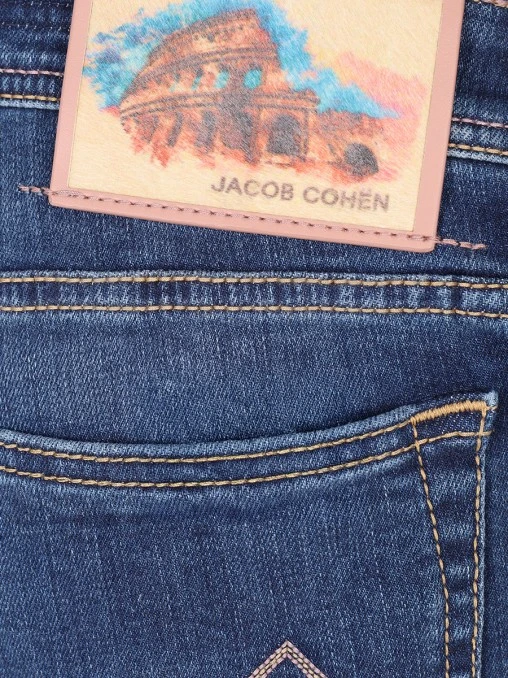 Джинсы Slim Fit хлопковые JACOB COHEN
