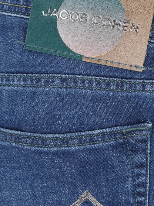Джинсы Slim Fit хлопковые JACOB COHEN