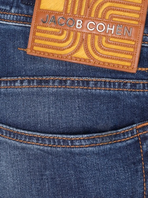 Джинсы Slim Fit хлопковые JACOB COHEN