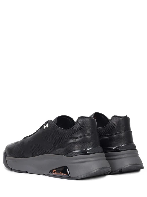 Кроссовки кожаные SANTONI