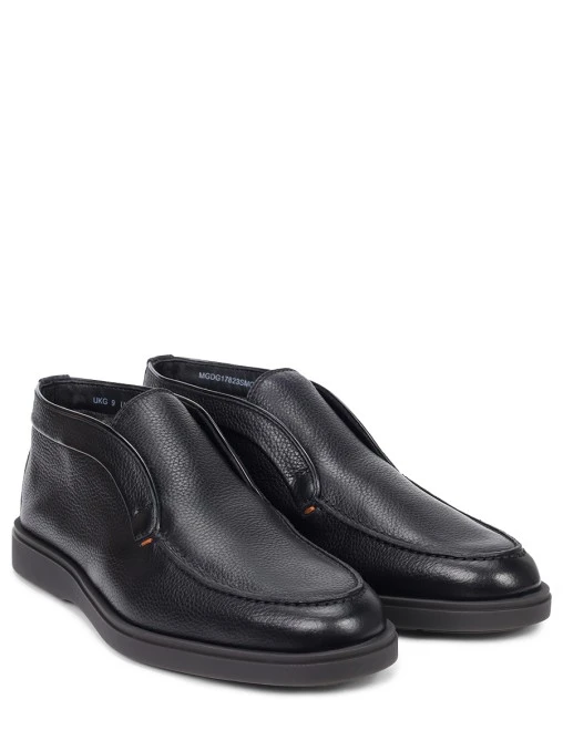 Ботинки кожаные на меху SANTONI