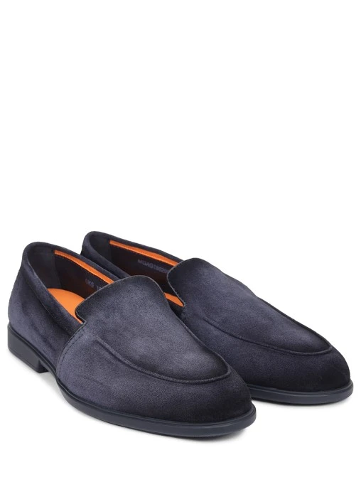 Лоферы замшевые SANTONI