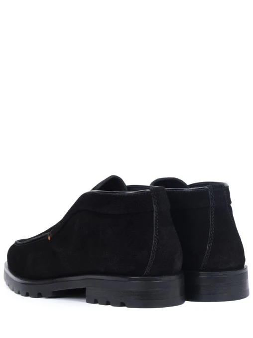 Лоферы замшевые на меху SANTONI