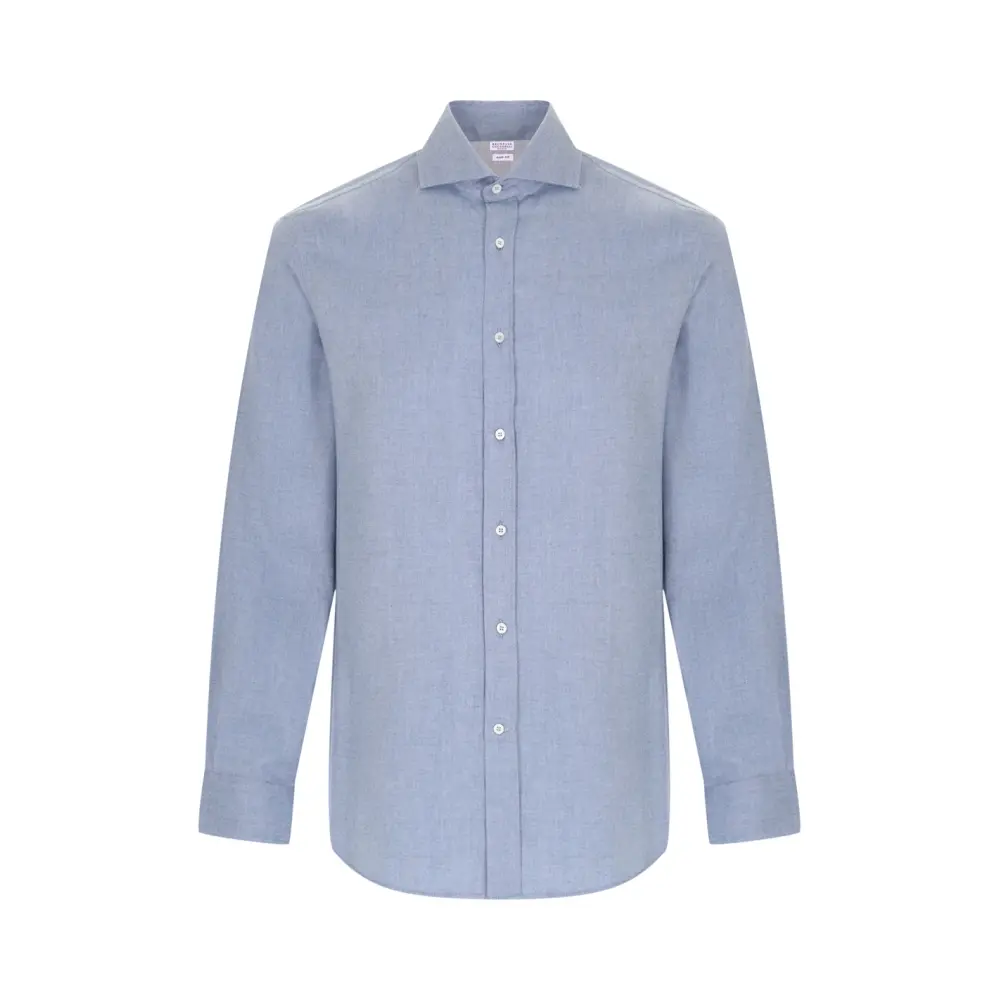 Рубашка Easy Fit из хлопка и лиоцелла