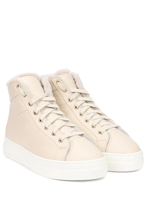 Кеды кожаные на меху STOKTON