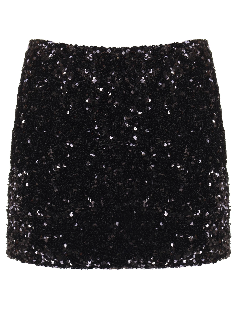 Юбка с пайетками