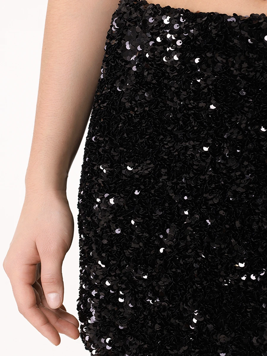 Юбка с пайетками