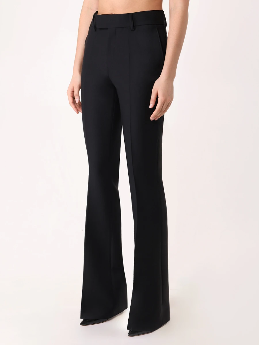 Брюки-клеш шерстяные