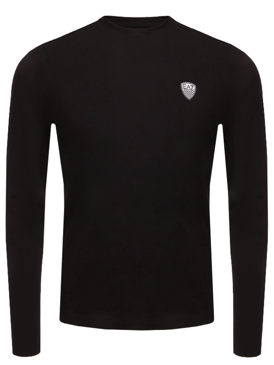 Лонгслив однотонный