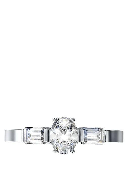 Кольцо с бриллиантами из белого золота 750 пробы МАКСИМ ПОНОМАРЁВ