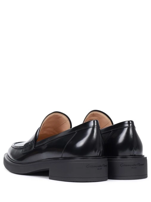Лоферы кожаные GIANVITO ROSSI