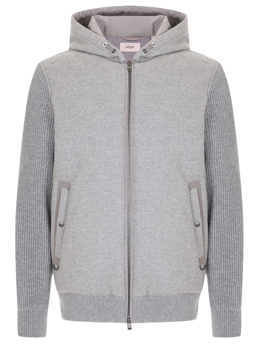 Бомбер из шелка и кашемира